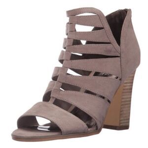 Carlos Santana Womens Solera Faux Suede Cut Out Dress Sandals Size 7